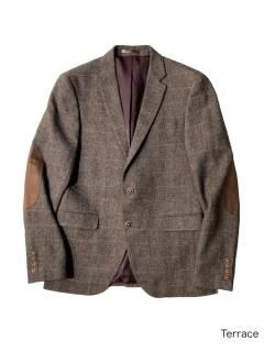 Tweed Elbow Patch Tailored Jacket