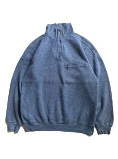 90's SIGNUM Half-zip Knit SMOKY BLUE