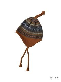 Fair-isle Puttern Earmuffs Knit Cap 