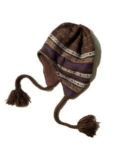 Fair-isle Puttern Earmuffs Knit Cap 