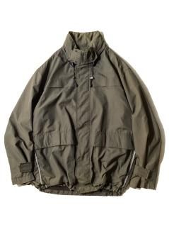 90's JUN MEN Rip-Stop Reflector Nylon Jacket OLIVE KHAKI