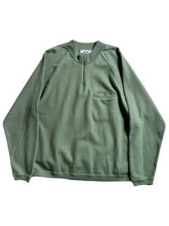 90's SK SPORT Half-zip Switch Design Sweat MADE IN U.S.A.