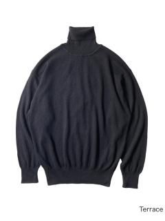 Euro Silk/Cashmere Turtleneck Knit 
