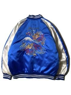 90's Souvenir Jacket BLUE/SILVER