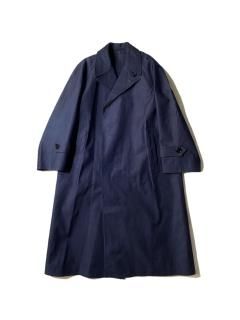 50's Euro Vintage Rubberized Coat NAVY