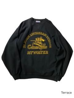 90's CRUSADERS Sweat BLACK MADE IN U.S.A.