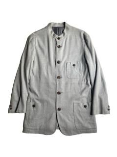 ISSEY MIYAKE MEN Stand Collar Jacket ICE GRAY