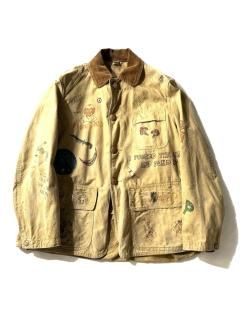 50〜60's American Field Scribbled Hunting Jacket BROWN