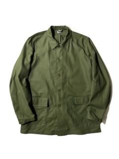 60's DEAD STOCK Swedish Army Overdragsrock M-59 Utility Work Jacket C50