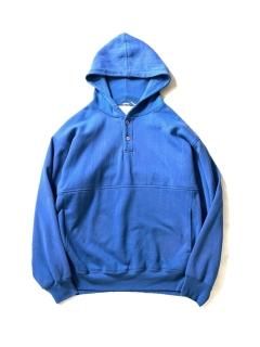 90's Henry-neck Sweat Parka BLUE