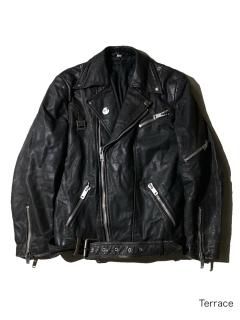 80's Euro Double Riders Jacket BLACK