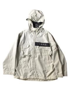 90's POLO SPORT Hooded Military/Technical Jacket IVOLY