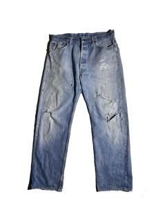 90's Levis 501 Painted Denim Pants MADE IN U.S.A. (W36 L30)