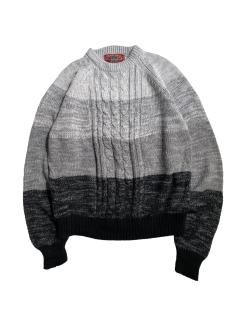 90's CHARTWELL Gradation Cable Knit