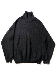 90's Capt Scott Half-zip Knit CHARCOAL