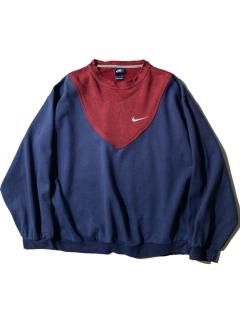 NIKE 2tone Sweat NAVY/BORDEAUX