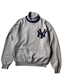 90's Majestic New York Yankees Turtleneck Sweat MADE IN U.S.A.