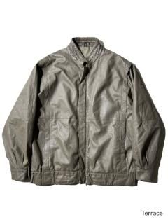 90's Euro Zip-up Leather Blouson GRAIGE