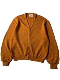 70's Arnold Palmer ROBERT BRUCE Alpaca Cardigan BROWN ORANGE MADE IN U.S.A. 
