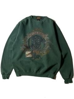 80〜90's Eddie Bauer Black Lab Sweat GREEN MADE IN U.S.A.
