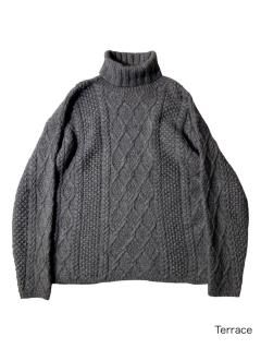 J.CREW Cable Turtleneck Knit