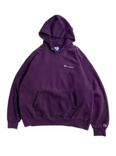 90s Champion Pullover Sweat Hoody PURPLE X-LARGE MADE IN U.S.A.
