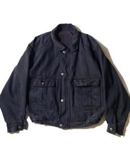 90's.Levi's Black Denim Blouson