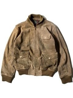 80's~90's POLO COUNTRY Suede Leather Blouson