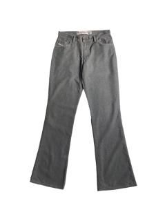 90's DIESEL Corduroy Flare Pants GRAY MADE IN ITALY W31