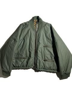 90's FOXRUN Padding Reversible Short Length Bomber Jacket