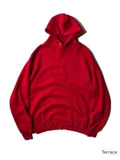 80's JERZEES Sweat Parka RED MADE IN U.S.A.