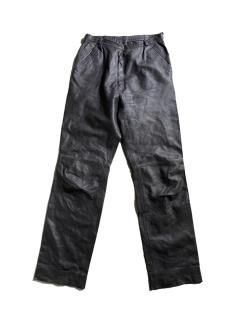 Euro Leather Pants STEEL GRAY W28