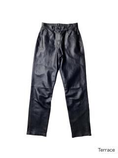 Euro Nappa Leather Pants BLACK W28