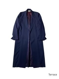 80's Maxi-length Gabardine Gown Coat MADE IN U.S.A.