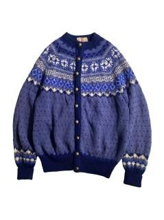 80's Hand Made Button Knit