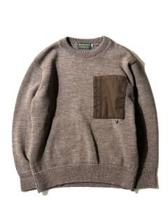 90's WARREN SCOTT by HANDCRAFT Patch Design Knit MADE IN GREAT BRITAIN