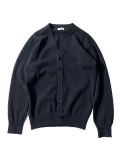 WILLIAM LOCKIE Lambs Wool Cardigan BLACK MADE IN SCOTLAND