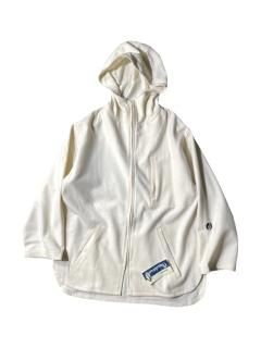 MICHEL Beaudouin Melton Hooded Coat ECRU MADE IN FRANCE 