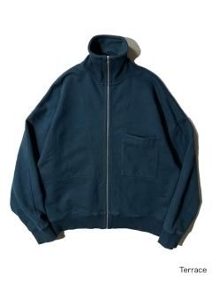 LEMAIRE Over Fitting Zip-up Sweat Jacket VIERIDIAN MADE IN PORTUGAL