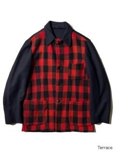 70's Buffalo Check Wool Coverall