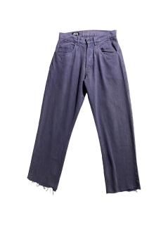 80's OLD STUSSY Denim Pants LAVENDER MADE IN U.S.A. (W30L30)