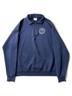 90s ST. ALOYSIUS ACADEMY Half-zip Sweat NAVY MADE IN U.S.A.