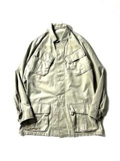 70s U.S.Military Jungle Fatigue Jacket SMALL-LONG