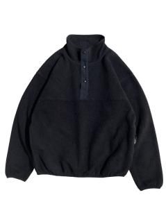 90's SIERRA SPORT Snap-T Type POLARTEC Fleece Pullover BLACK