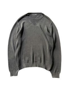 CROSSLEY Garment Dyed Cotton Knit  MADE IN ITALY