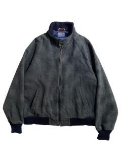 70〜80's PENDLETON Melton Hound Tooth Blouson