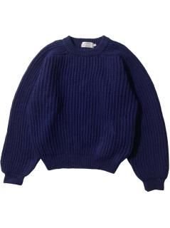 90's CASUAL CLUB Rib Knit NAVY MADE IN ENGLAND