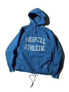 90s RUSSELL PRO Cotton Reverse Weave Type Pocket Pullover Hoody MADE IN U.S.A.