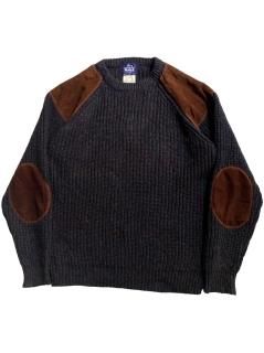 80's Woolrich Suede Leather Commando Sweater