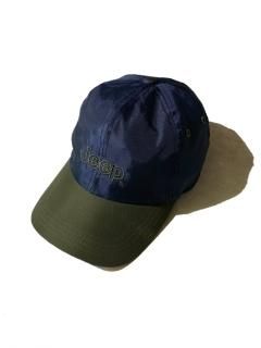 Jeep Nylon 6panel Cap NAVY/OLIVE